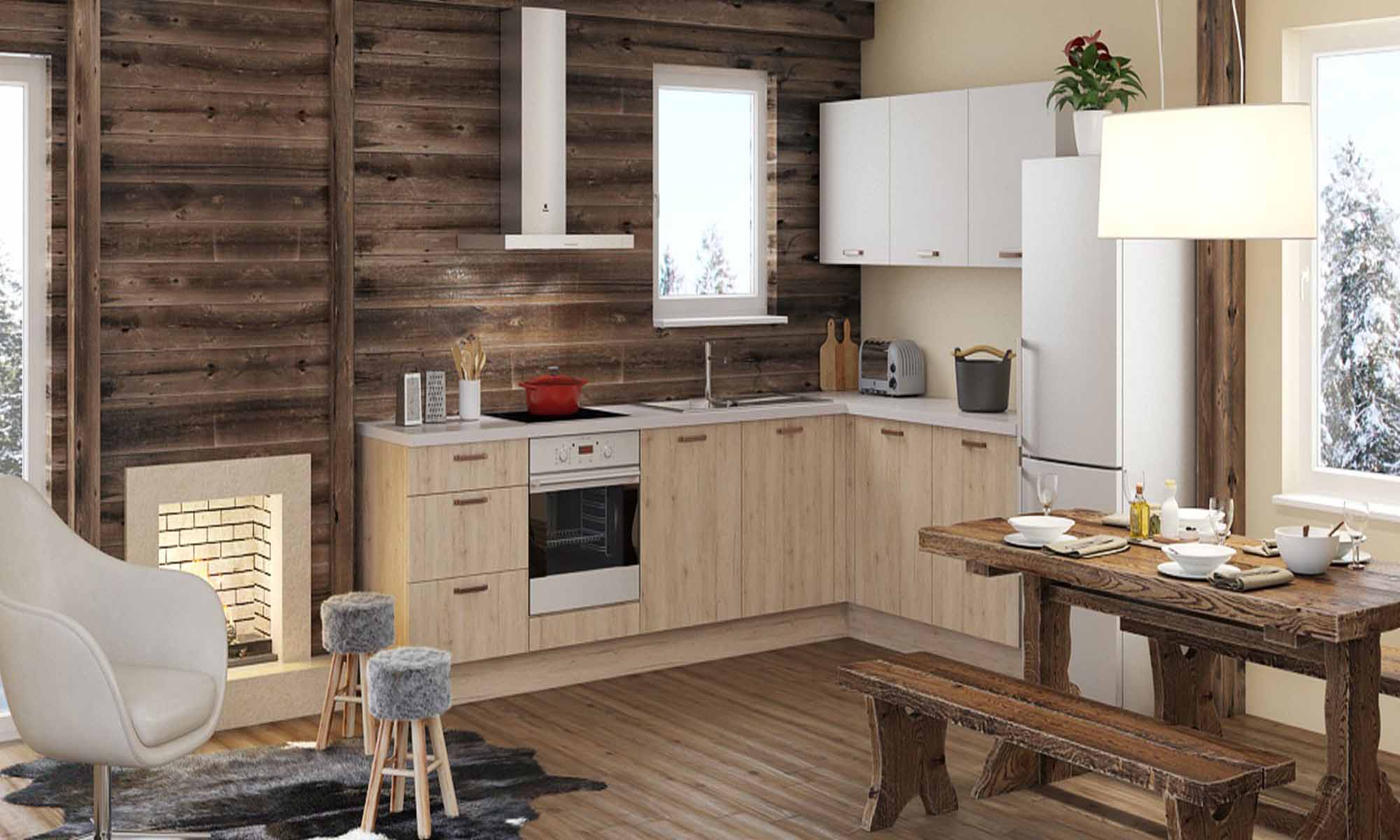 Montage de cuisine équipée